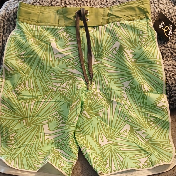 art class Other - NWT Art Class Green Palm Tree Swim Trunks Boys 12